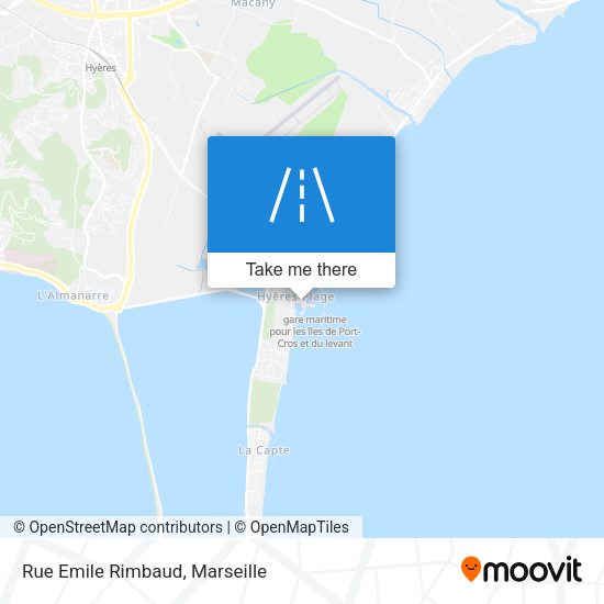 Rue Emile Rimbaud map