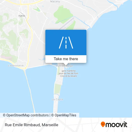 Rue Emile Rimbaud map