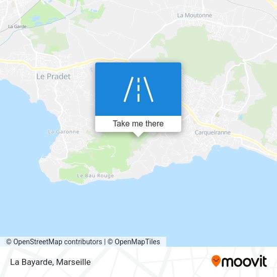 La Bayarde map
