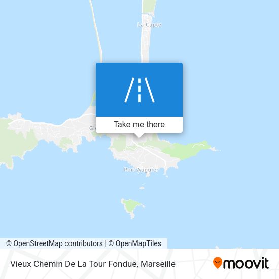 Vieux Chemin De La Tour Fondue map