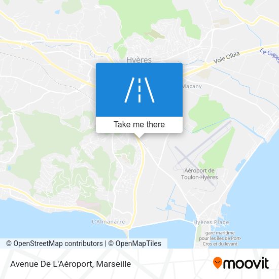 Avenue De L'Aéroport map