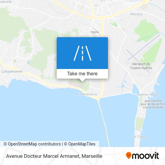 Avenue Docteur Marcel Armanet map