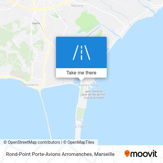 Rond-Point Porte-Avions Arromanches map
