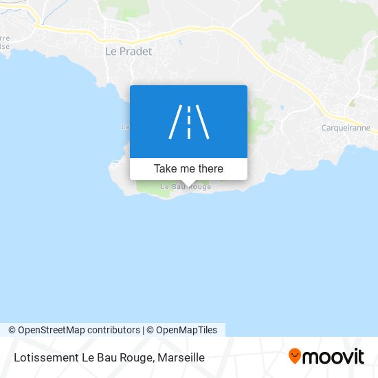 Lotissement Le Bau Rouge map