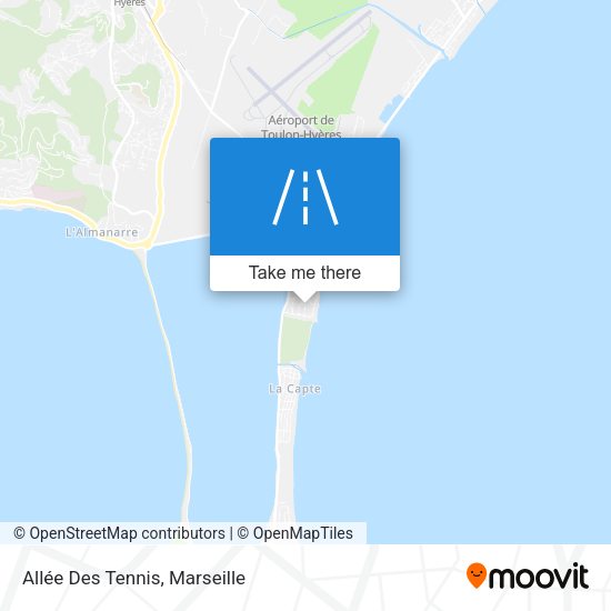 Allée Des Tennis map