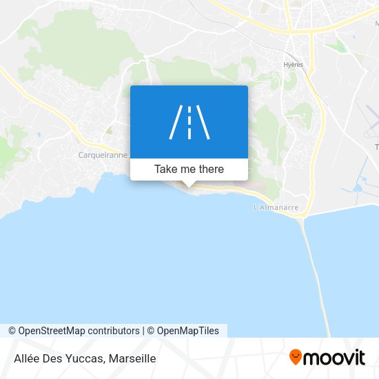 Allée Des Yuccas map