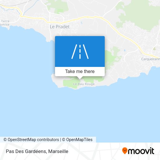 Pas Des Gardéens map