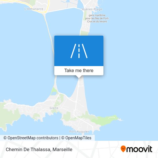 Chemin De Thalassa map