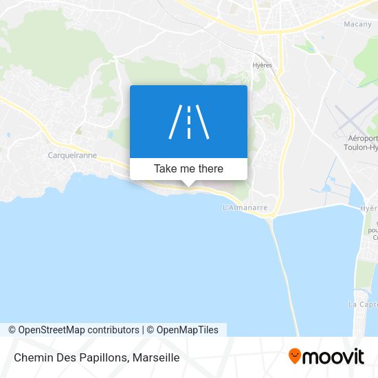 Chemin Des Papillons map