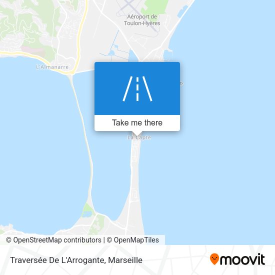 Traversée De L'Arrogante map