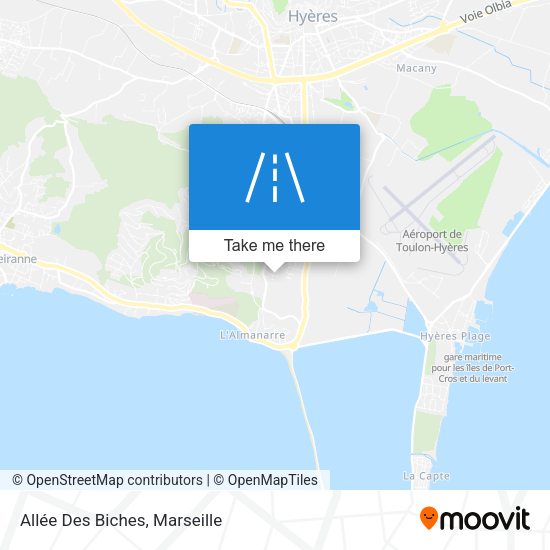 Allée Des Biches map