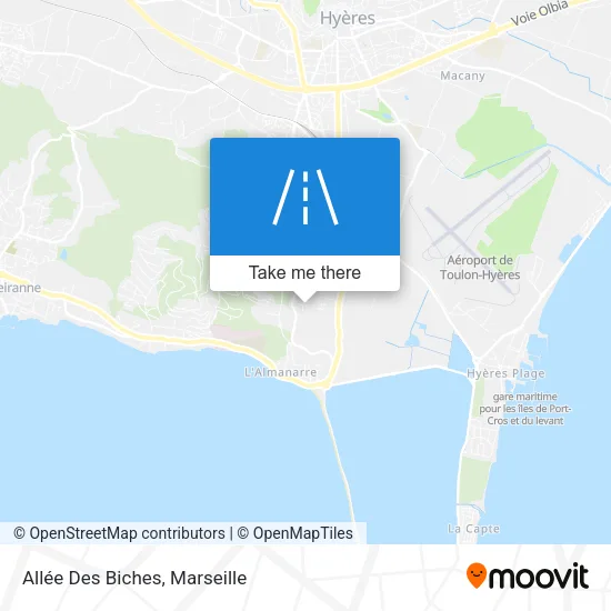 Allée Des Biches map