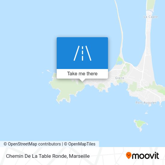 Chemin De La Table Ronde map