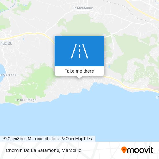 Chemin De La Salamone map