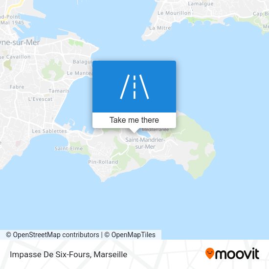 Impasse De Six-Fours map