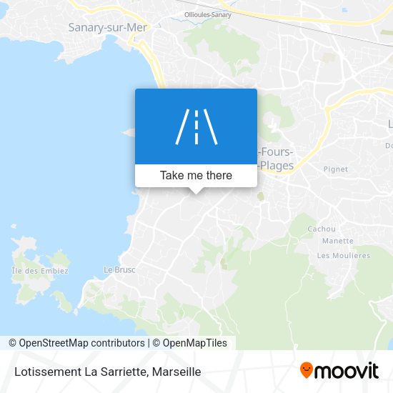 Lotissement La Sarriette map