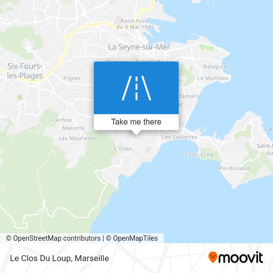 Le Clos Du Loup map