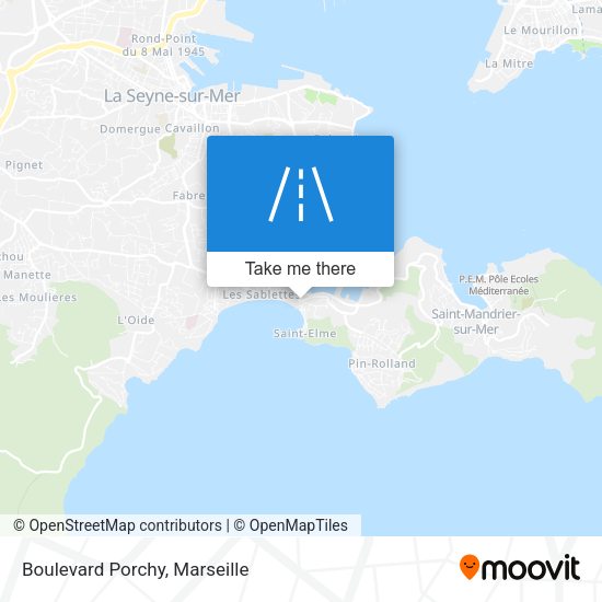 Boulevard Porchy map