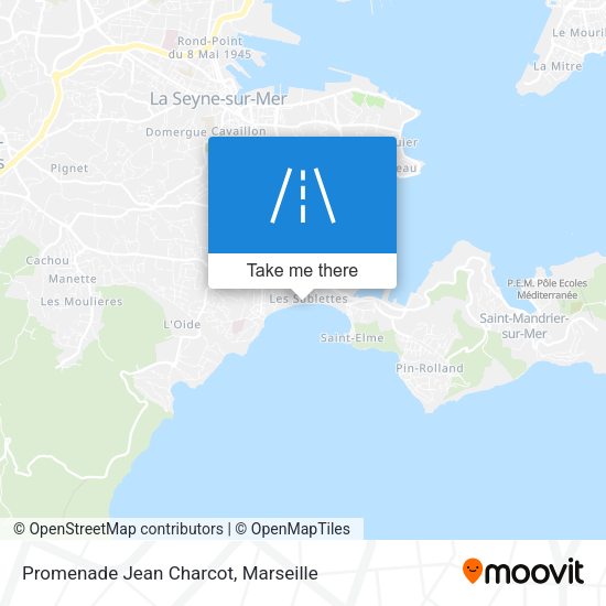 Promenade Jean Charcot map