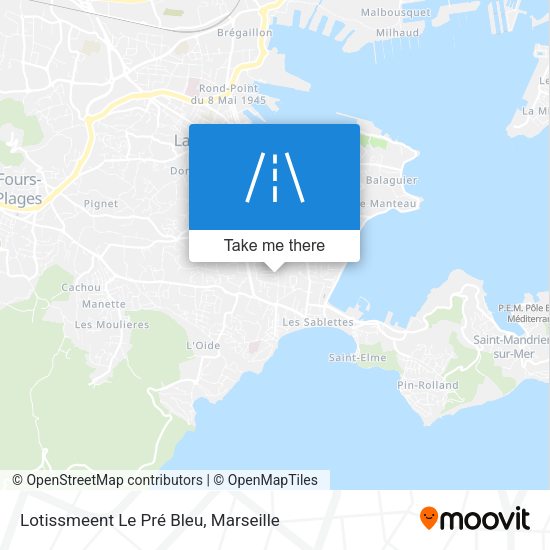 Lotissmeent Le Pré Bleu map