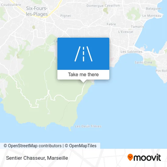 Sentier Chasseur map