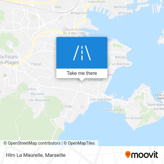 Hlm La Maurelle map