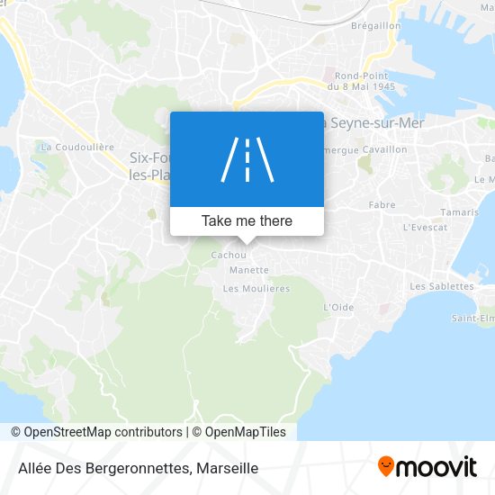 Allée Des Bergeronnettes map
