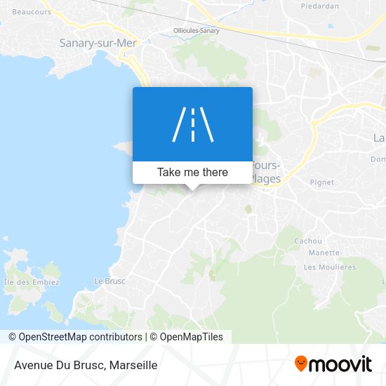 Avenue Du Brusc map