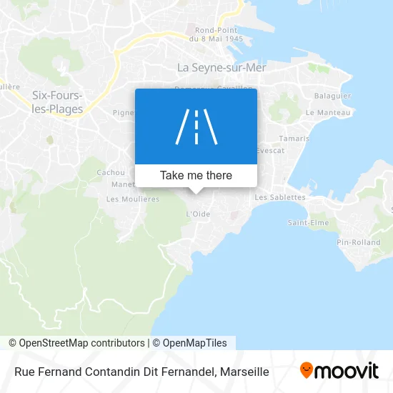 Rue Fernand Contandin Dit Fernandel map