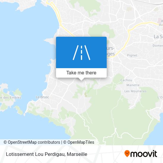 Lotissement Lou Perdigau map