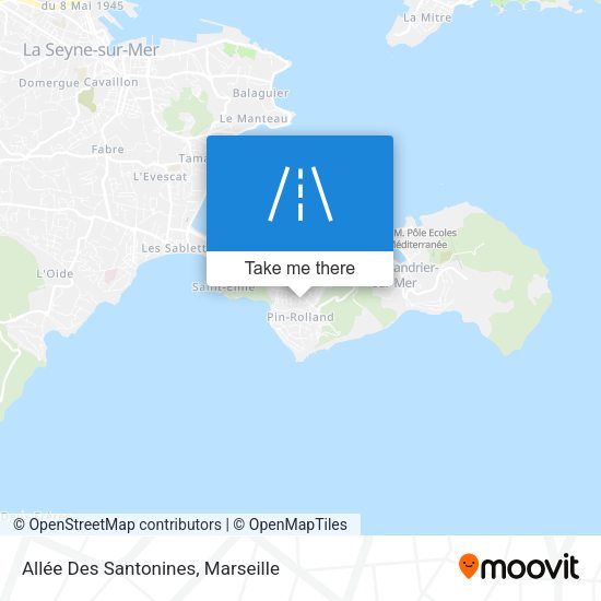 Allée Des Santonines map