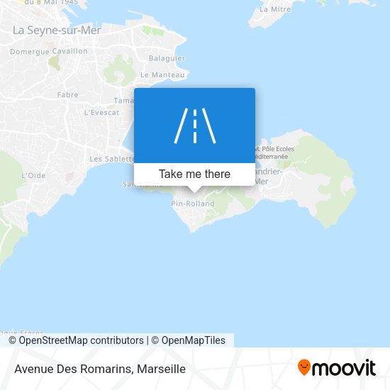 Avenue Des Romarins map