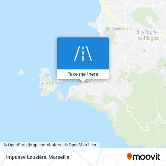Impasse Lauzière map