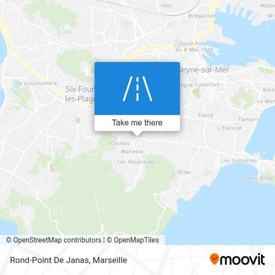 Rond-Point De Janas map