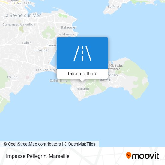 Impasse Pellegrin map