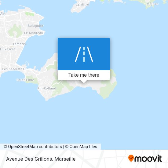 Avenue Des Grillons map