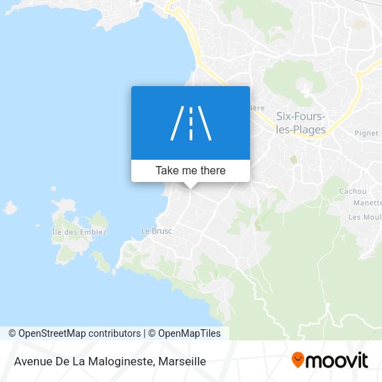 Avenue De La Malogineste map