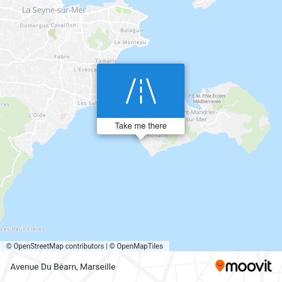 Avenue Du Béarn map