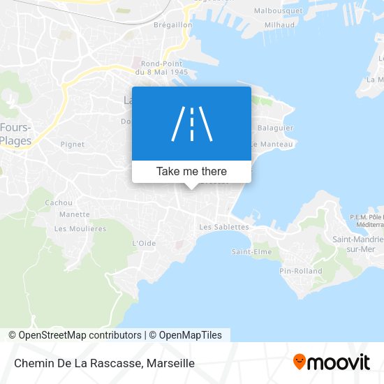 Chemin De La Rascasse map