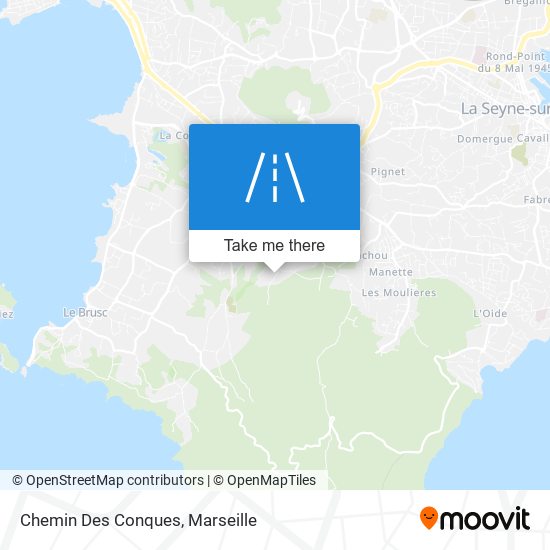 Chemin Des Conques map