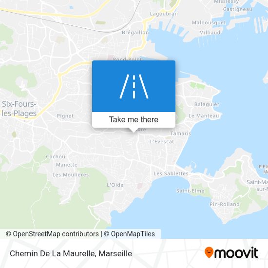 Chemin De La Maurelle map