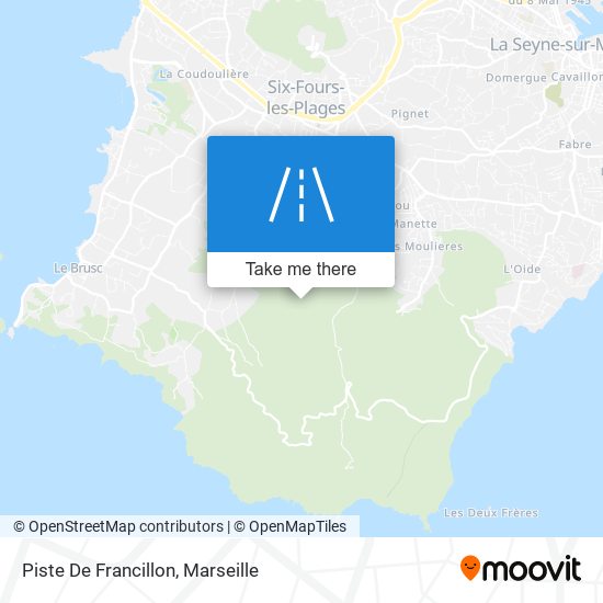 Piste De Francillon map