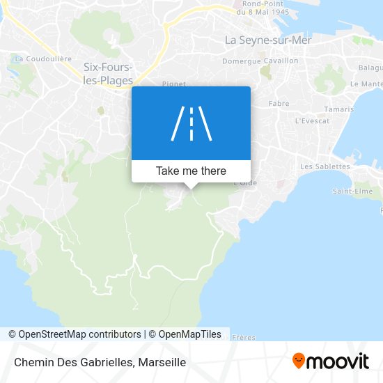 Chemin Des Gabrielles map