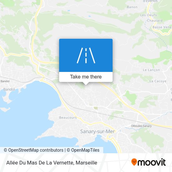 Allée Du Mas De La Vernette map