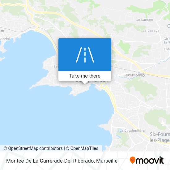 Montée De La Carrerade-Dei-Riberado map