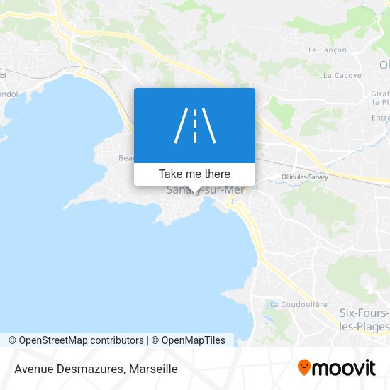 Avenue Desmazures map