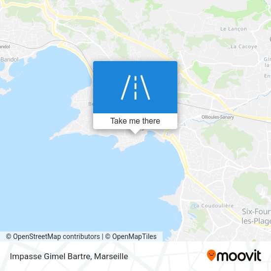 Impasse Gimel Bartre map