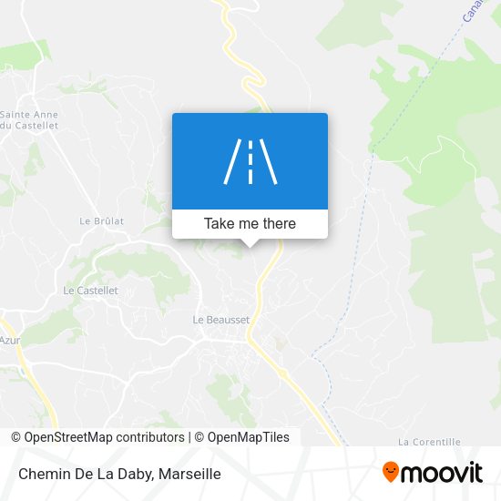 Chemin De La Daby map