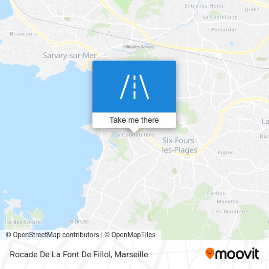 Rocade De La Font De Fillol map