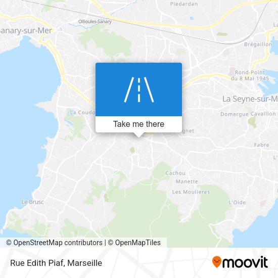 Rue Edith Piaf map